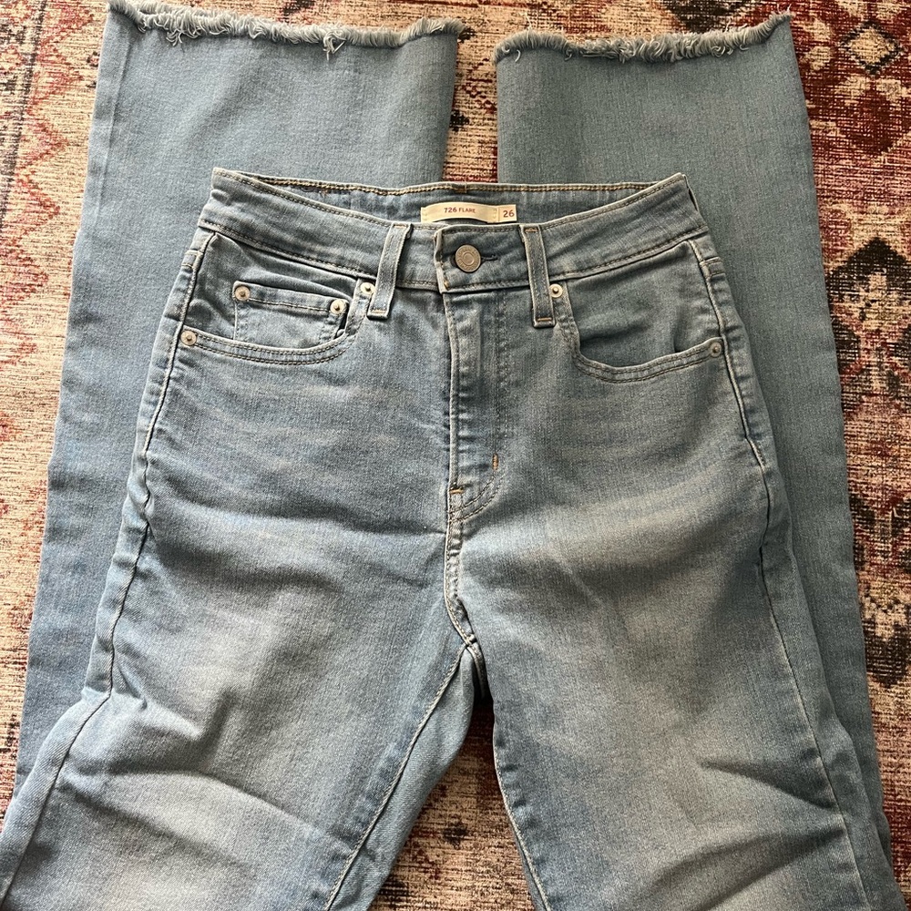 Women's Levi 726 Flare View 2